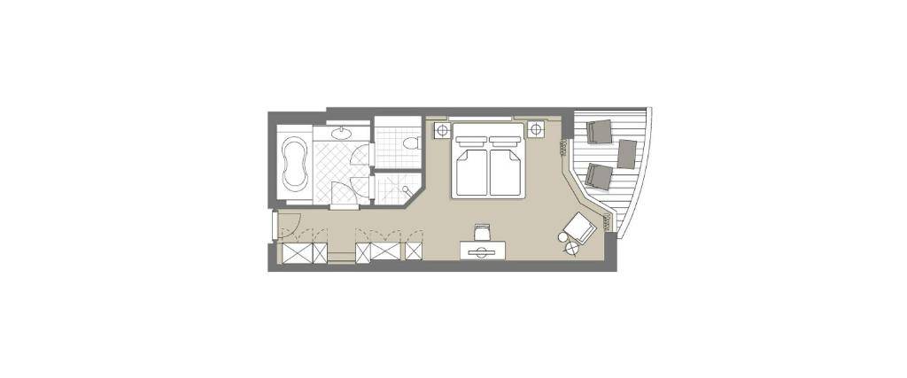Elegant Nature Double Room with Alpine View