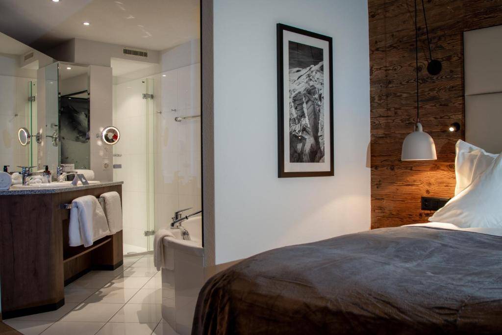 Chambre Double ou Lits Jumeaux Supérieure avec vue sur la montagne