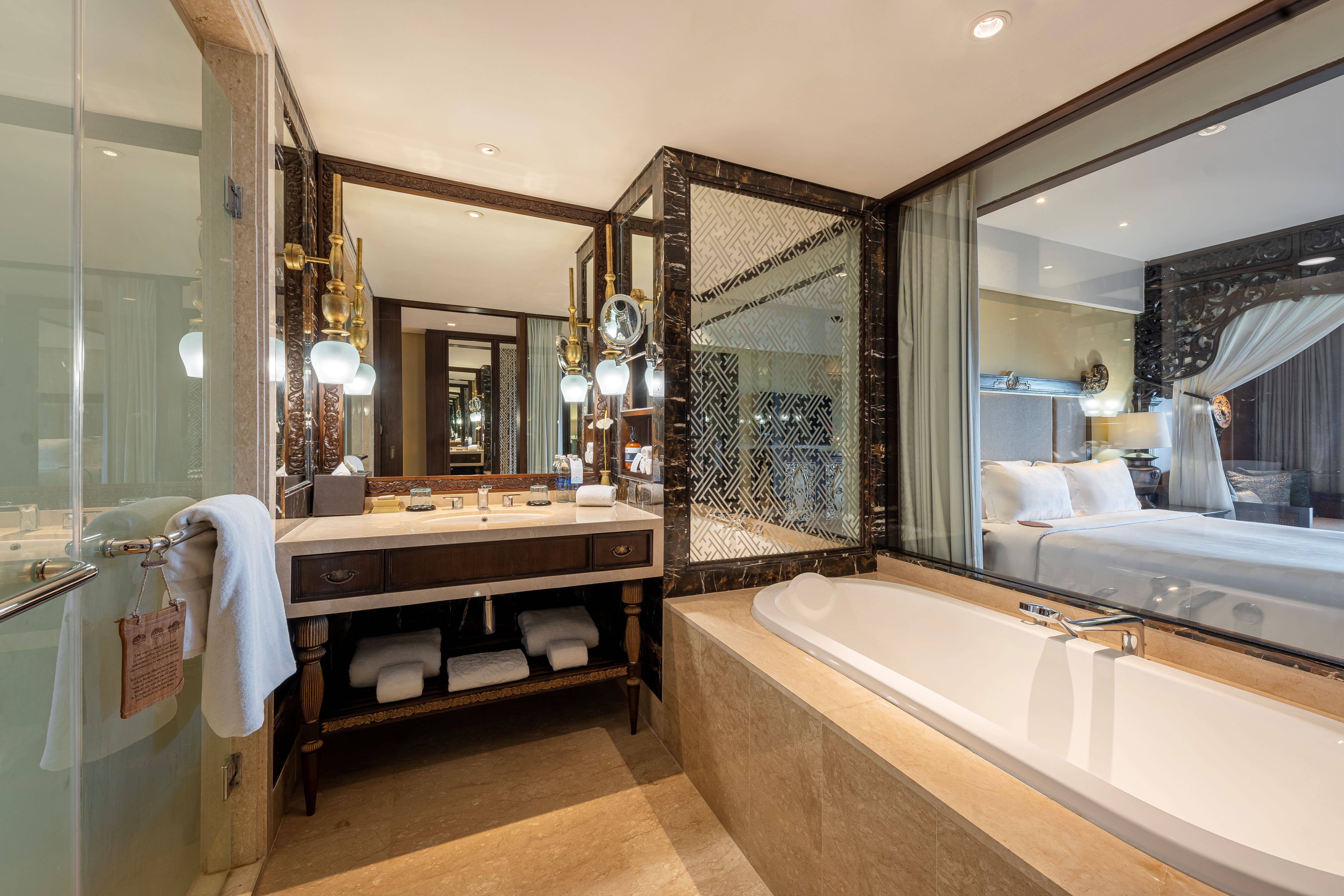 Chambre avec 2 chambres et vue sur le complexe