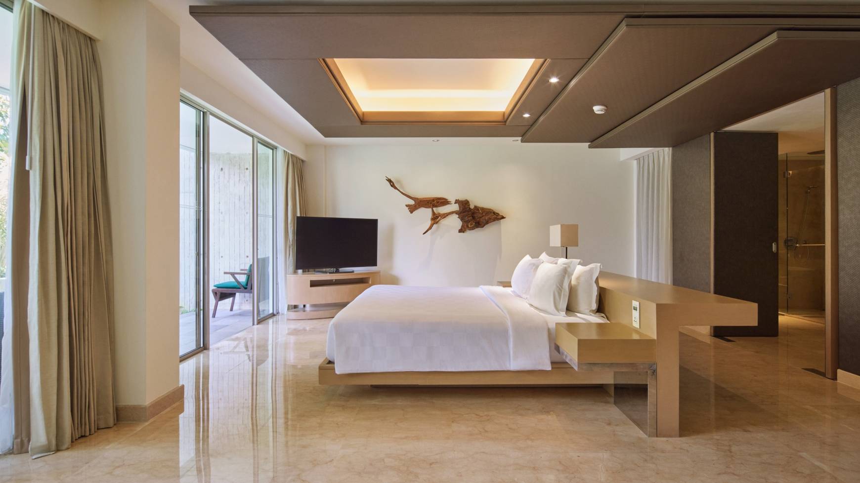 Suite King avec accès piscine